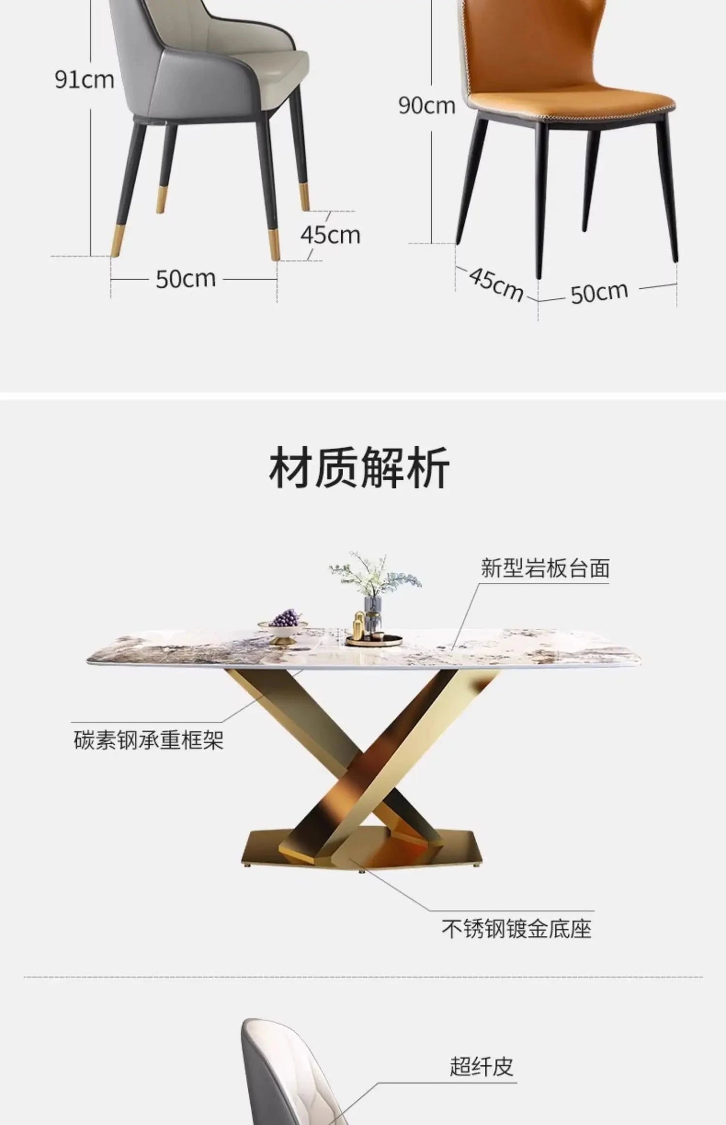 Unique Modern Dining Table Designer Nordic White Kitchen Mobile Dining Tables Salon Mesas De Jantar Living Room Sets Furniture Manwatstore