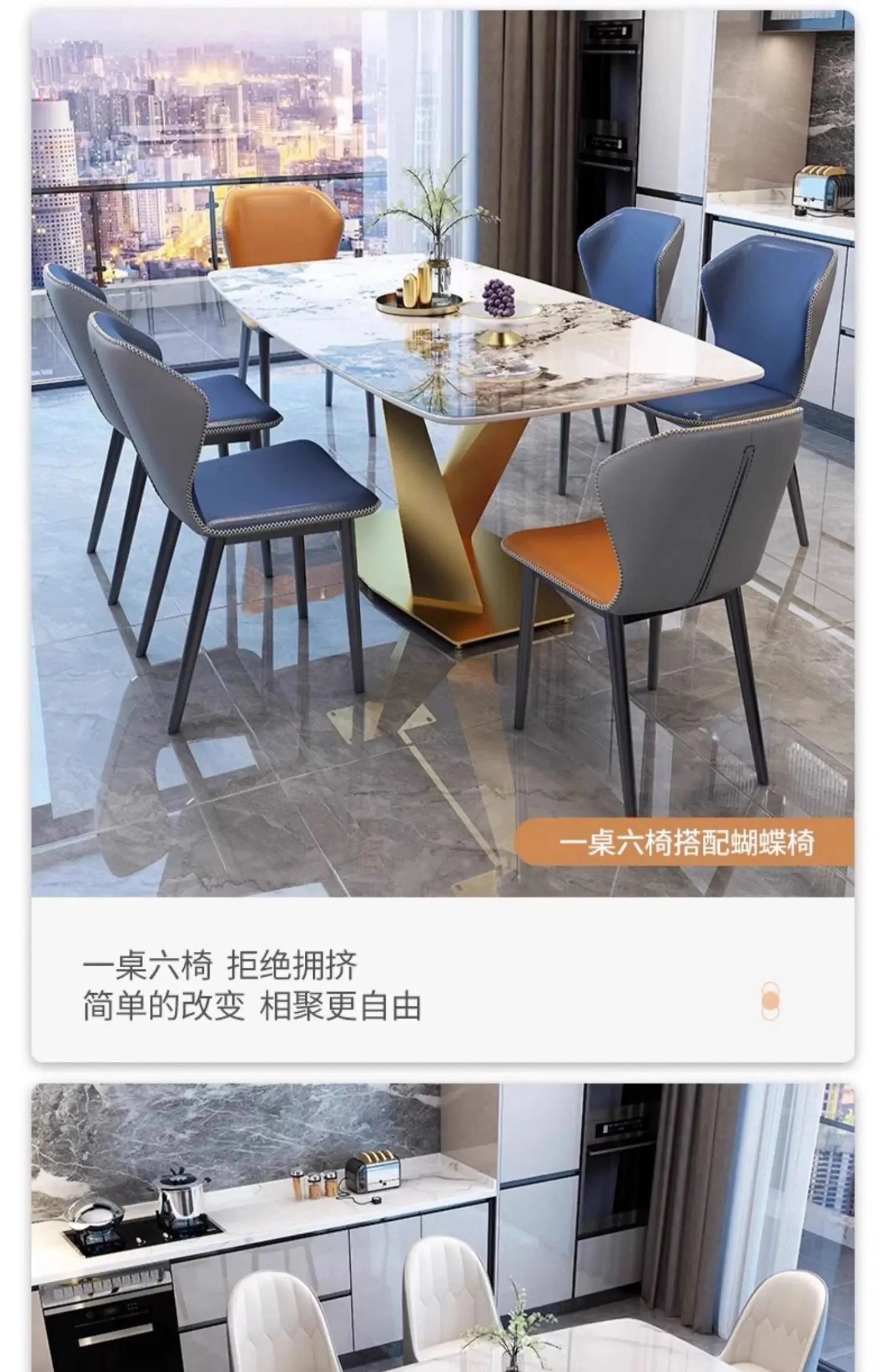 Unique Modern Dining Table Designer Nordic White Kitchen Mobile Dining Tables Salon Mesas De Jantar Living Room Sets Furniture Manwatstore