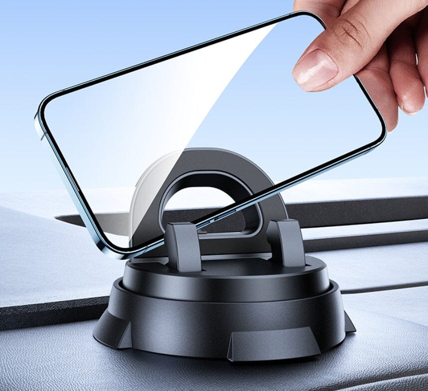 Universal Car Phone Holder Mount - Black Dashboard Air Vent Stand for Smartphone GPS Navigation Device 0 Manwatstore