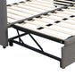 Upholstered Sofa Bed – Convertible Single to Double Bed Manwatstore