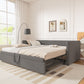 Upholstered Sofa Bed – Convertible Single to Double Bed Manwatstore