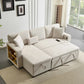 UrbanNest 3-Seater L-Shaped Corner Sofa Bed with Storage & Integrated Shelf Manwatstore