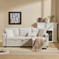 UrbanNest 3-Seater L-Shaped Corner Sofa Bed with Storage & Integrated Shelf Manwatstore