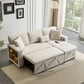 UrbanNest 3-Seater L-Shaped Corner Sofa Bed with Storage & Integrated Shelf Manwatstore