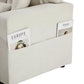 UrbanNest 3-Seater L-Shaped Corner Sofa Bed with Storage & Integrated Shelf Manwatstore