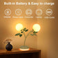 USB Table Lamp LED Bedside Lamp, Table Lamp Warm White, Metal Decoration Lamp, Table Lamp for Study Living Room Bedroom, Home Decoration and Romantic Gift Manwatstore