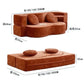 Vacuum Compressed Foldable Sofa Bed – Pure Sponge Multifunctional Modular Living Room Couch | Space-Saving Special Shaped Floor Sofa for Bedroom & Lounge Manwatstore
