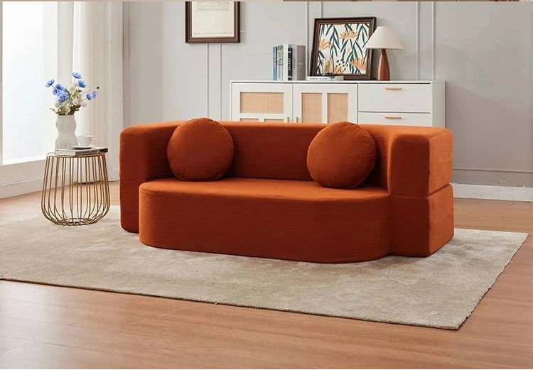 Vacuum Compressed Foldable Sofa Bed – Pure Sponge Multifunctional Modular Living Room Couch | Space-Saving Special Shaped Floor Sofa for Bedroom &amp; Lounge Manwatstore