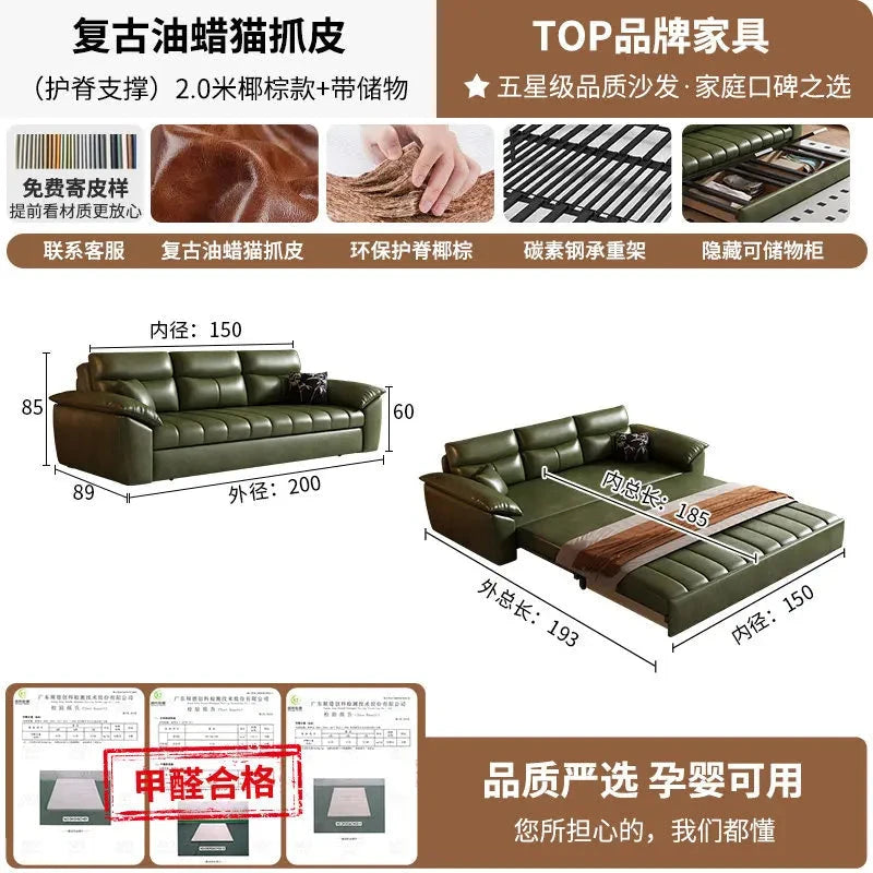 Veloura Premium Sofa Bed – Elegant Modern Living Room Couch Manwatstore