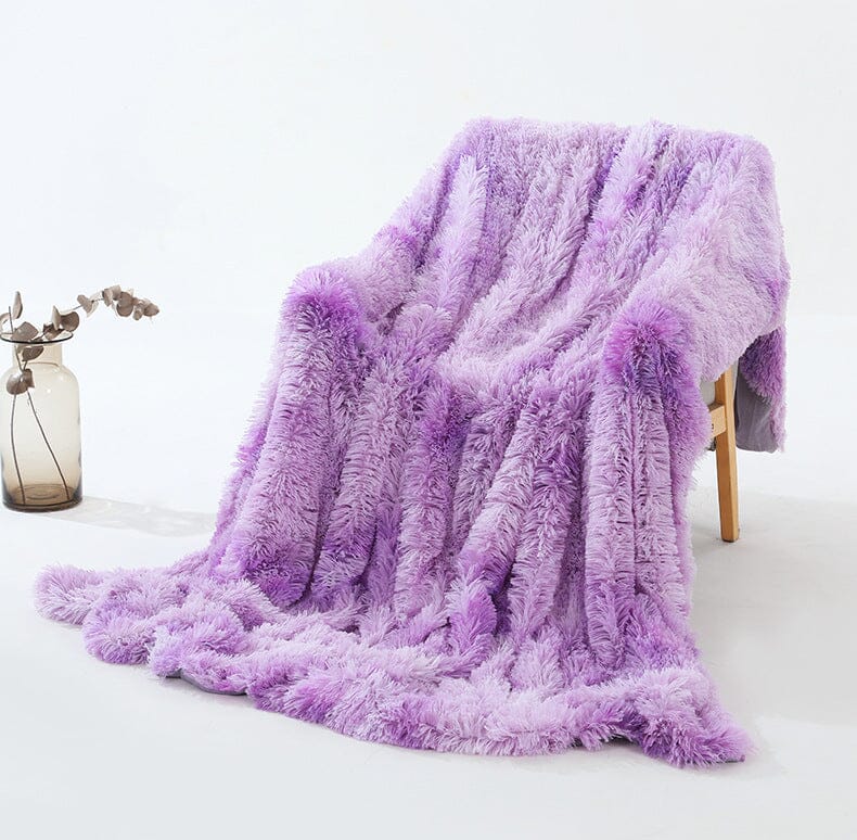 Warm Fluffy Shaggy Throw Blanket Bedspread Faux Fur Sofa Nap Blanket Bed Cover 0 Manwatstore