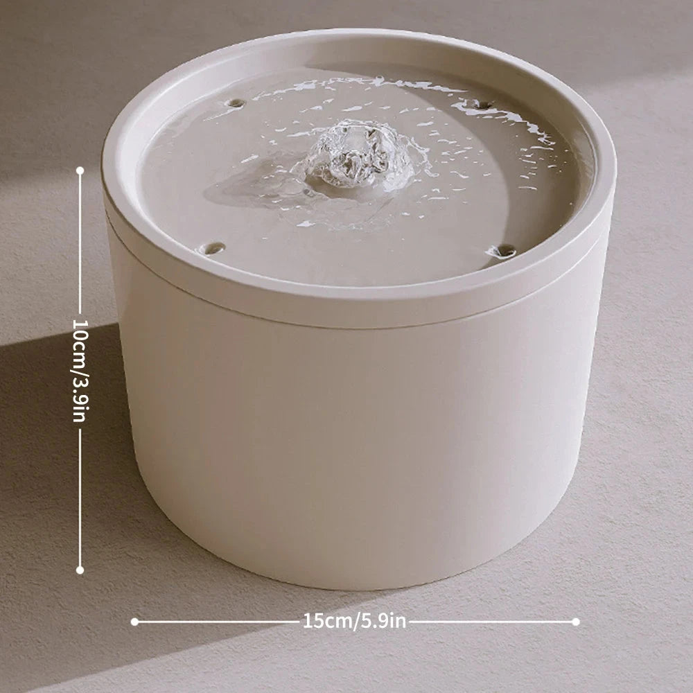 Water Dispenser Cat Automatic Water Dispenser, Pet Ceramic Bowl, Dog Bowl Water Dispenser, Circulation And Flow Manwatstore