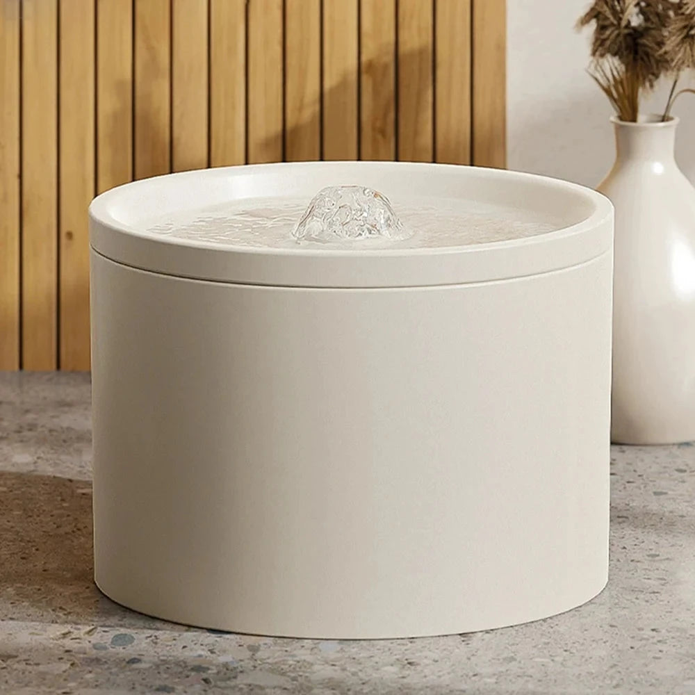 Water Dispenser Cat Automatic Water Dispenser, Pet Ceramic Bowl, Dog Bowl Water Dispenser, Circulation And Flow Manwatstore