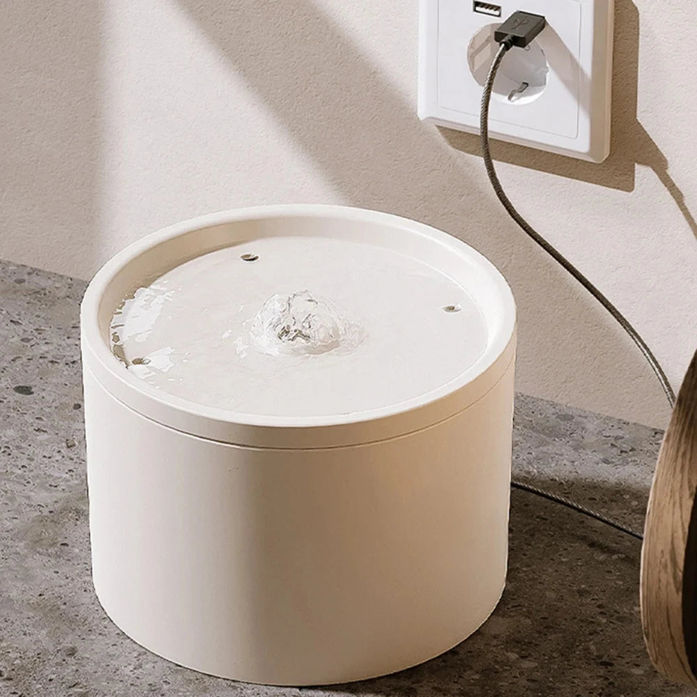 Water Dispenser Cat Automatic Water Dispenser, Pet Ceramic Bowl, Dog Bowl Water Dispenser, Circulation And Flow Manwatstore
