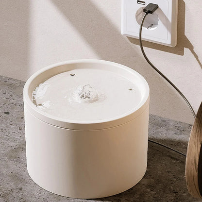Water Dispenser Cat Automatic Water Dispenser, Pet Ceramic Bowl, Dog Bowl Water Dispenser, Circulation And Flow Manwatstore