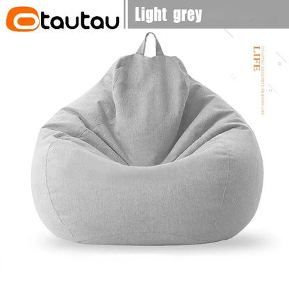 Water-Drop Bean Bag Chair - Soft Cotton Linen Manwatstore