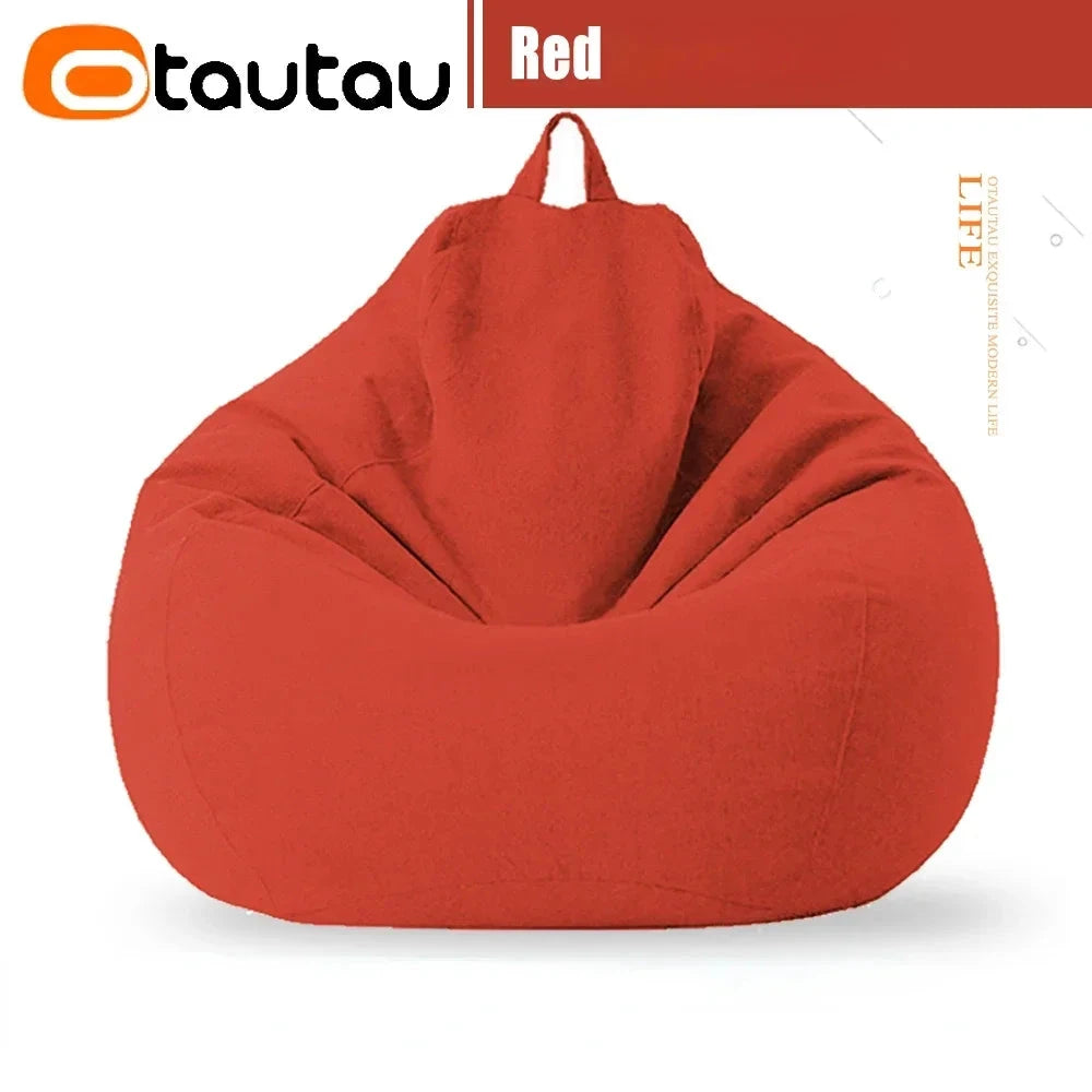 Water-Drop Bean Bag Chair - Soft Cotton Linen Manwatstore