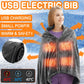 Winter Flannel Heated Blanket Cold Protection Body Warmer Usb Heated Warm Shawl Electric Heated Plush Blanket 0 Manwatstore