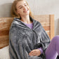 Winter Flannel Heated Blanket Cold Protection Body Warmer Usb Heated Warm Shawl Electric Heated Plush Blanket 0 Manwatstore