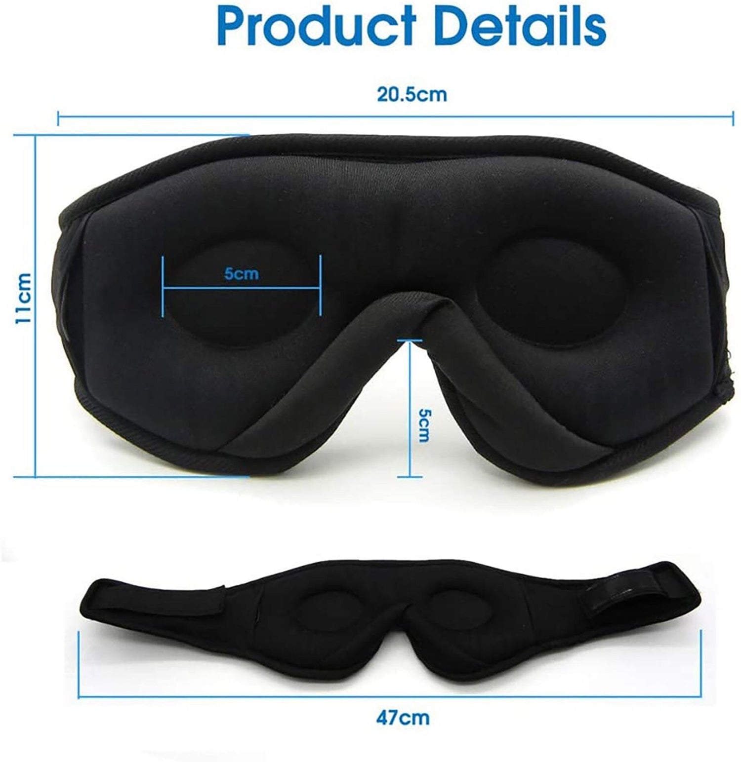 Wireless Call Stereo Music Blackout Sleep Eye Mask 0 Manwatstore