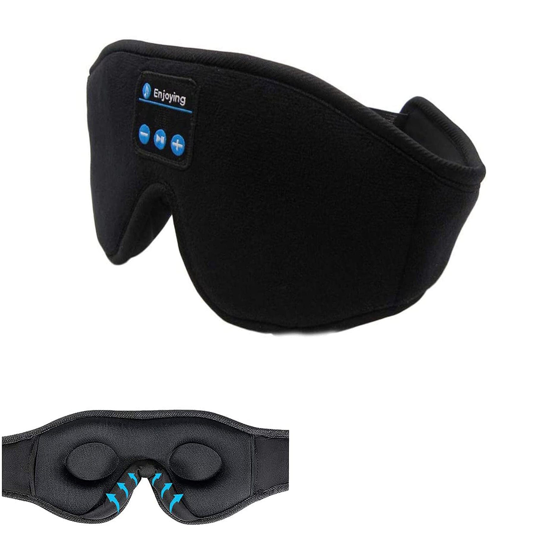 Wireless Call Stereo Music Blackout Sleep Eye Mask 0 Manwatstore