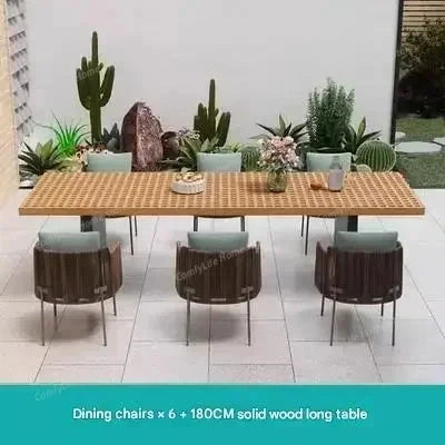 Wood Waterproof Garden Furniture Sets Rattan Cushions Moving Italian Garden Furniture Set Patio Adult Muebles Terraza Decoration Manwatstore