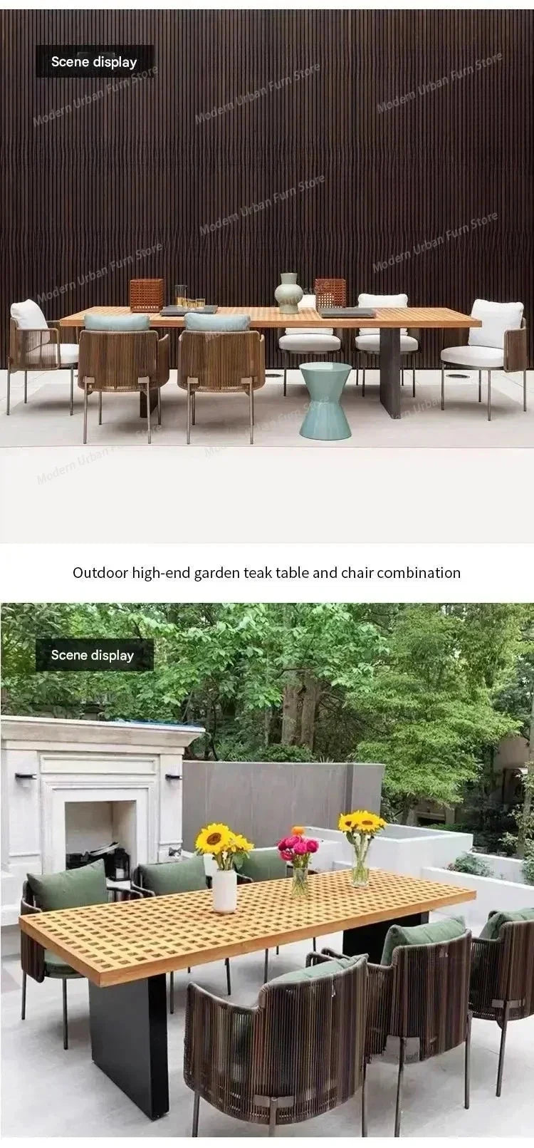 Wood Waterproof Garden Furniture Sets Rattan Cushions Moving Italian Garden Furniture Set Patio Adult Muebles Terraza Decoration Manwatstore