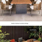 Wood Waterproof Garden Furniture Sets Rattan Cushions Moving Italian Garden Furniture Set Patio Adult Muebles Terraza Decoration Manwatstore