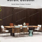 Wood Waterproof Garden Furniture Sets Rattan Cushions Moving Italian Garden Furniture Set Patio Adult Muebles Terraza Decoration Manwatstore