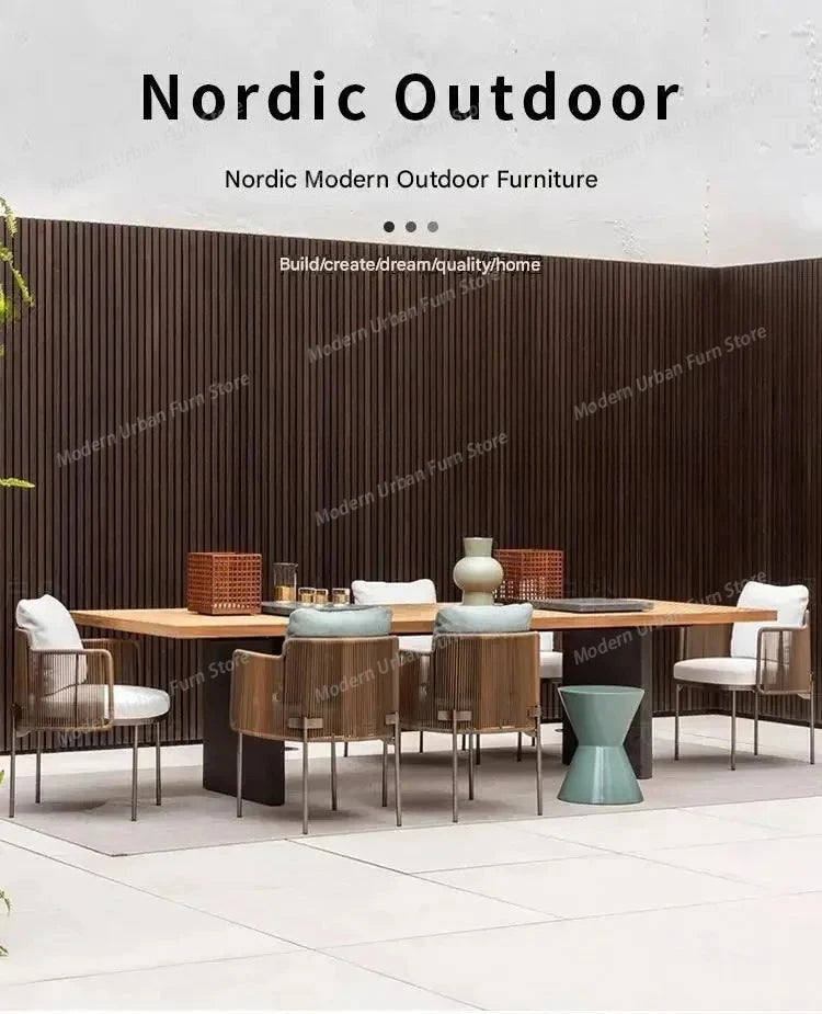 Wood Waterproof Garden Furniture Sets Rattan Cushions Moving Italian Garden Furniture Set Patio Adult Muebles Terraza Decoration Manwatstore