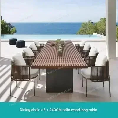 Wood Waterproof Garden Furniture Sets Rattan Cushions Moving Italian Garden Furniture Set Patio Adult Muebles Terraza Decoration Manwatstore