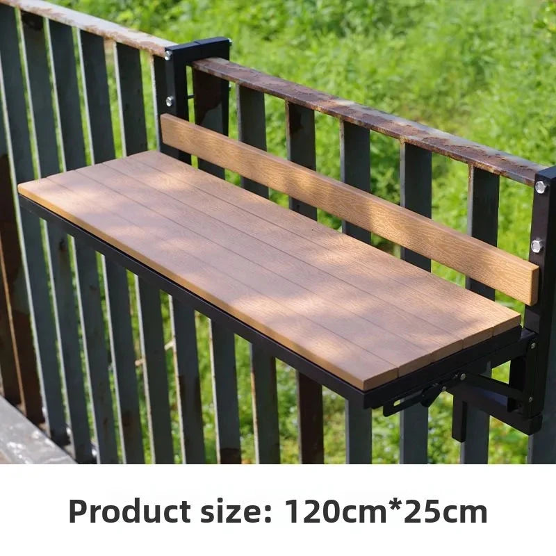 Wooden Outdoor Tables Garden Portable Folding Side Table Simple Modern Removable Study Desk Balcony Outdoor Dining Table Manwatstore