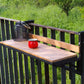 Wooden Outdoor Tables Garden Portable Folding Side Table Simple Modern Removable Study Desk Balcony Outdoor Dining Table Manwatstore