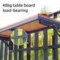 Wooden Outdoor Tables Garden Portable Folding Side Table Simple Modern Removable Study Desk Balcony Outdoor Dining Table Manwatstore