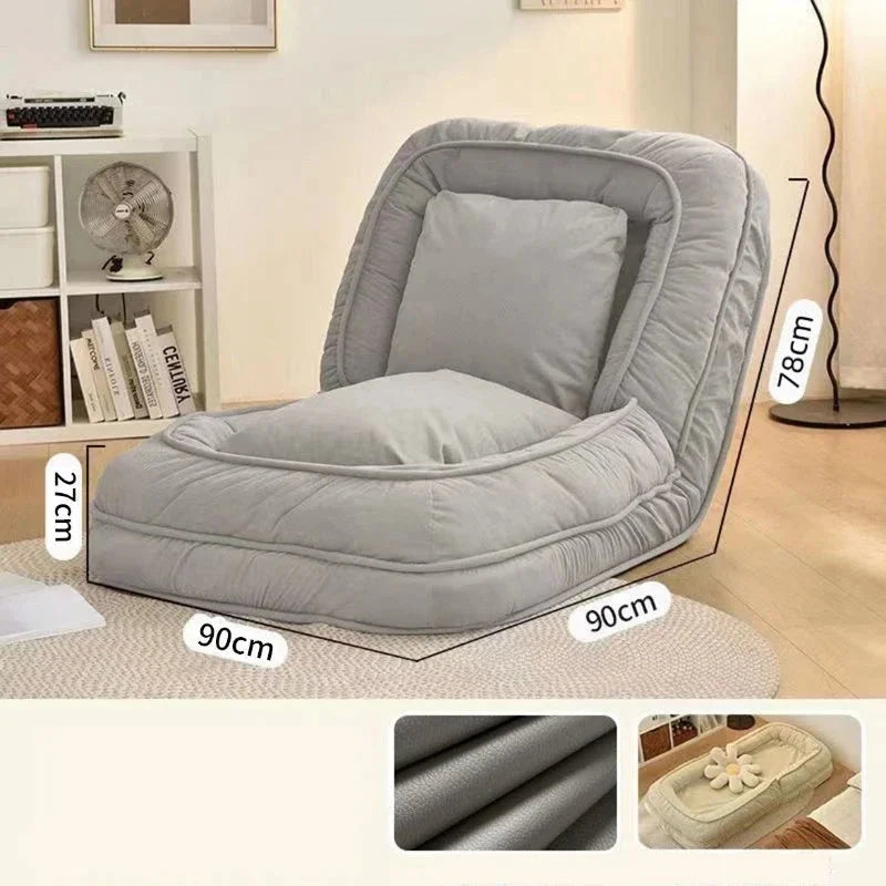 ZenLounge Giant Bean Bag Sofa Bed – Adjustable Floor Lounger Manwatstore