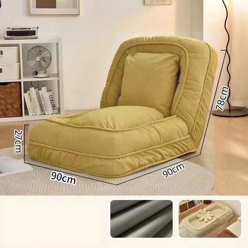 ZenLounge Giant Bean Bag Sofa Bed – Adjustable Floor Lounger Manwatstore