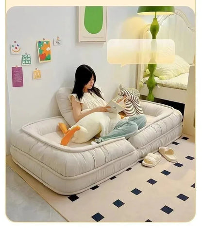 ZenLounge Giant Bean Bag Sofa Bed – Adjustable Floor Lounger Manwatstore