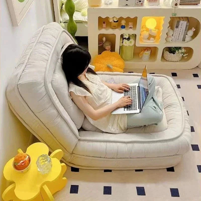 ZenLounge Giant Bean Bag Sofa Bed – Adjustable Floor Lounger Manwatstore