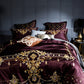 1000TC Egyptian Cotton Bedding Set | Luxury Embroidery Bed set Bedding Manwatstore