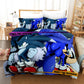 3D Cartoon Sonic Bedding Set Manwatstore