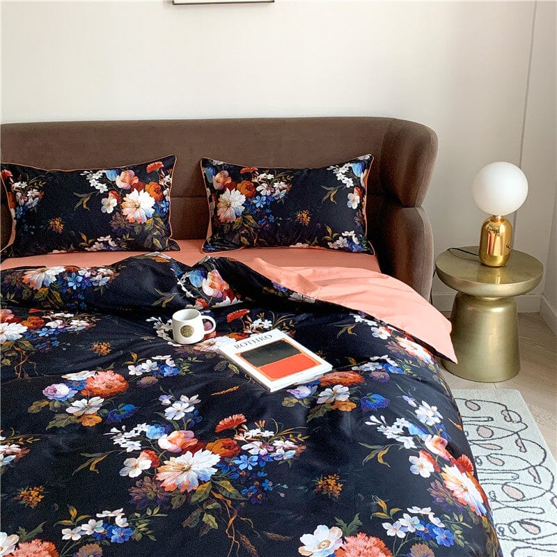 5/7Pcs Luxury Egyptian Cotton Bedding Set | Queen King Size Bright Manwatstore