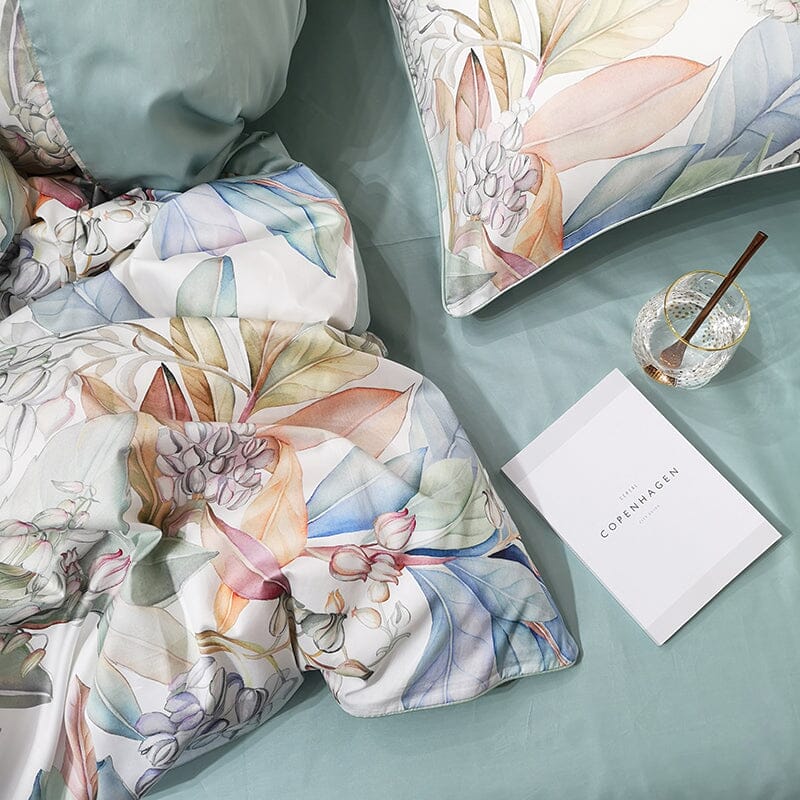 5/7Pcs Luxury Egyptian Cotton Bedding Set | Queen King Size Bright Manwatstore