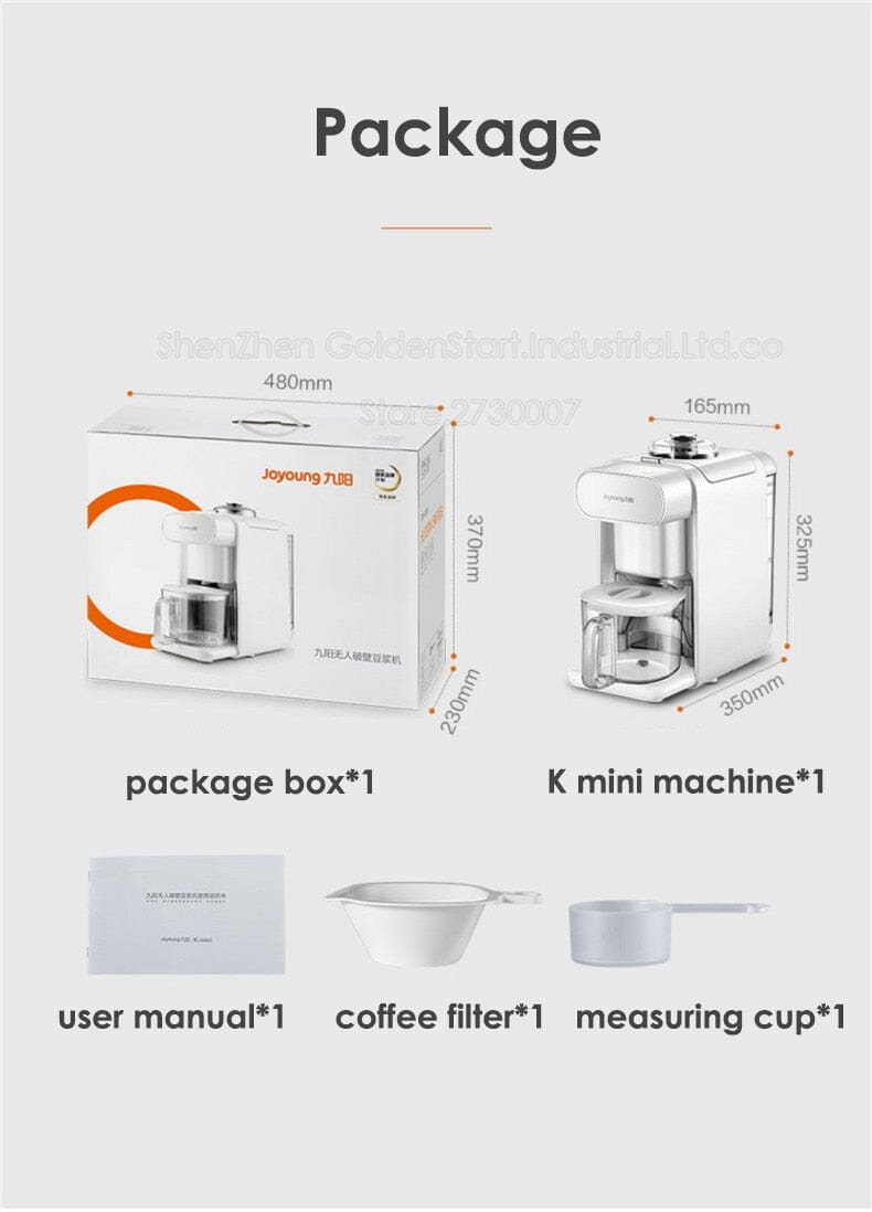 600ml Automatic Multifunction Food Mixer For 1-3 Person Manwatstore