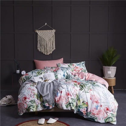 6Pcs Luxury Egyptian Cotton Bedding Set | Queen King Size Bright Manwatstore