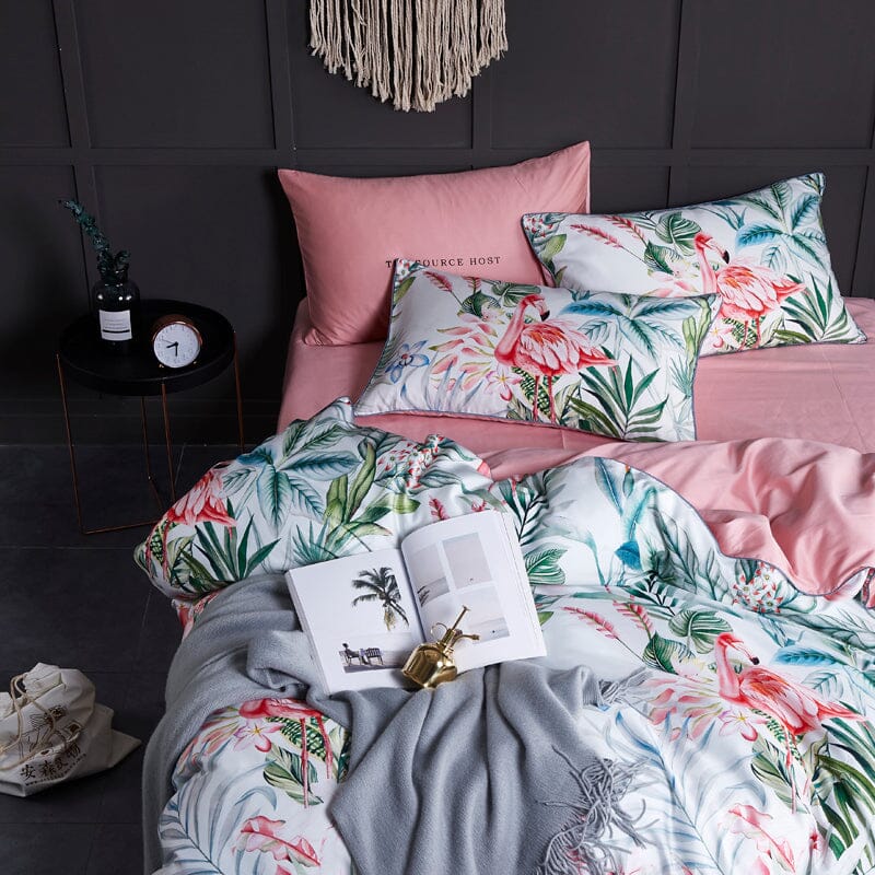 6Pcs Luxury Egyptian Cotton Bedding Set | Queen King Size Bright Manwatstore