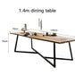 American Solid Wood Table Long Table Industrial Style Large Conference Table Boss Desk Modern Minimalist Dining Table Manwatstore
