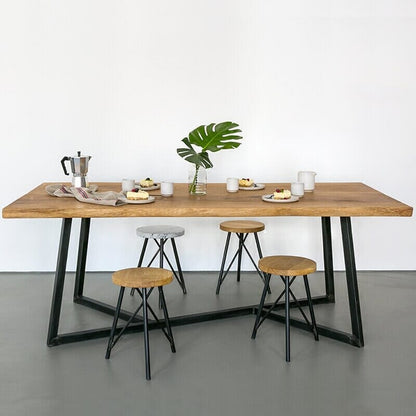 American Solid Wood Table Long Table Industrial Style Large Conference Table Boss Desk Modern Minimalist Dining Table Manwatstore