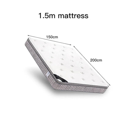 American Style Solid Wood Double Bed With Genuine Soft Leather Beds &amp; Bed Frames Manwatstore