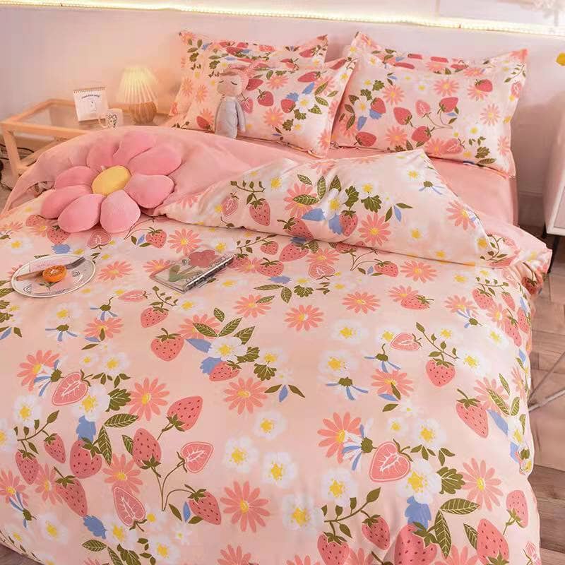 Boho Bedding Set For Double Bed With Cover Pillowcase Bedsheet and Duvet cover set Manwatstore