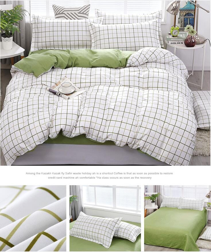 Boho Bedding Set For Double Bed With Cover Pillowcase Bedsheet and Duvet cover set Manwatstore