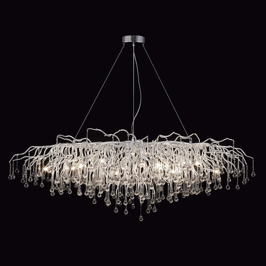 Classic American Style Chandelier With LED Bulbs and Iron Body Manwatstore